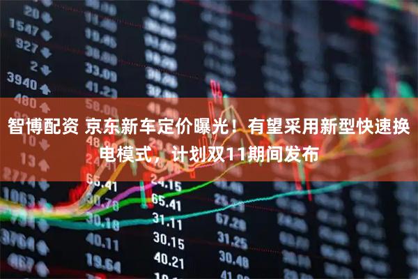 智博配资 京东新车定价曝光！有望采用新型快速换电模式，计划双11期间发布